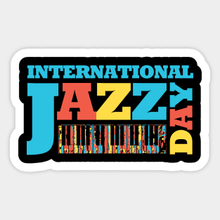 International Jazz Day Sticker